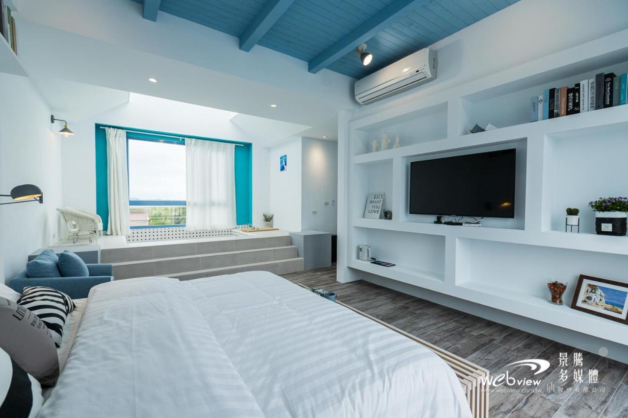 Blue White Apartment Wujie Luaran gambar