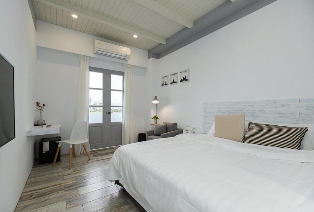 Blue White Apartment Wujie Luaran gambar