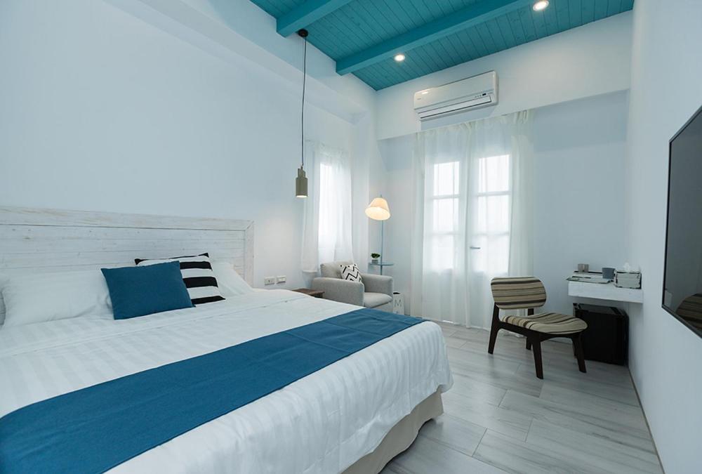 Blue White Apartment Wujie Luaran gambar