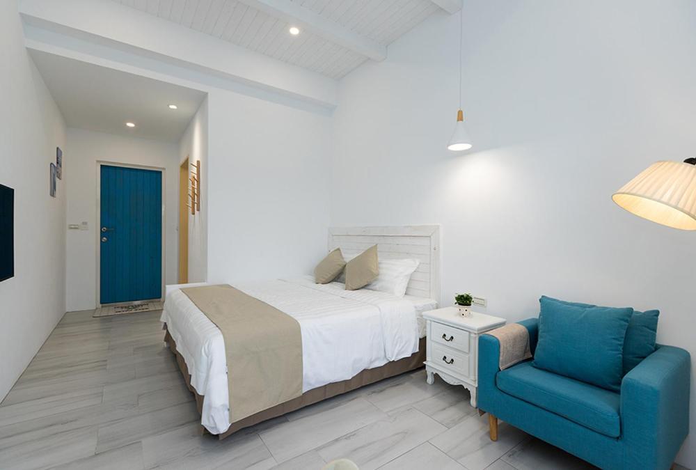Blue White Apartment Wujie Luaran gambar