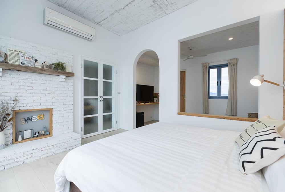 Blue White Apartment Wujie Luaran gambar